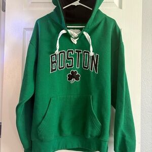 Green Boston Hoodie for Men
